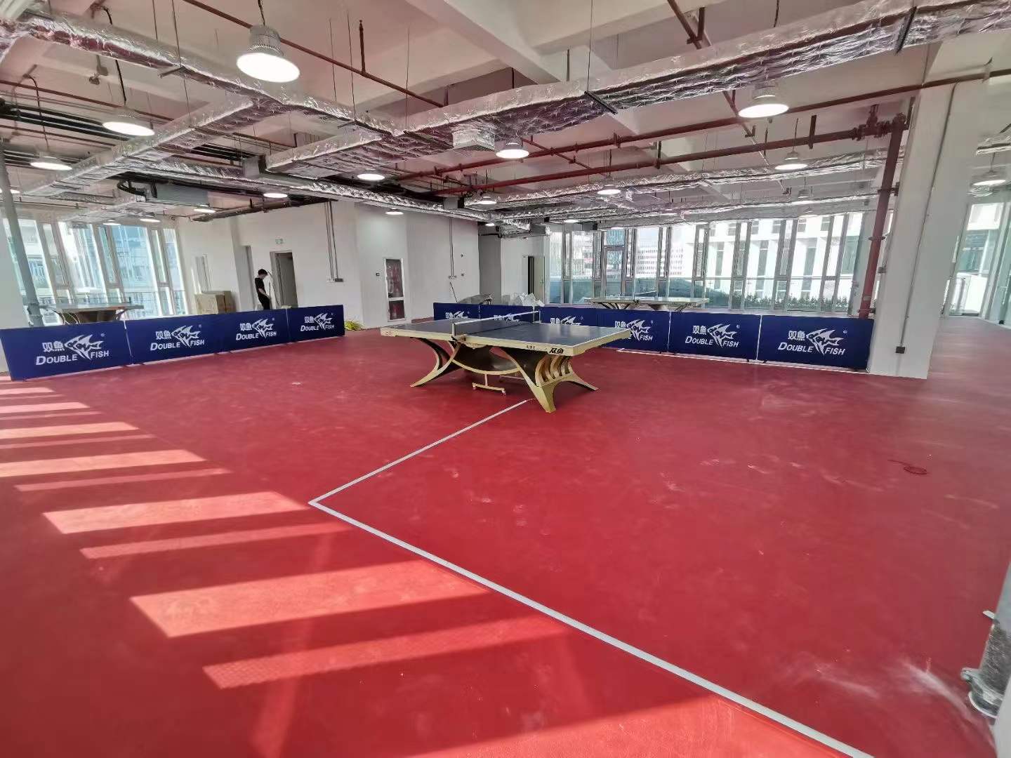 广州中新知识城管理服务集团VIP乒乓球室完工